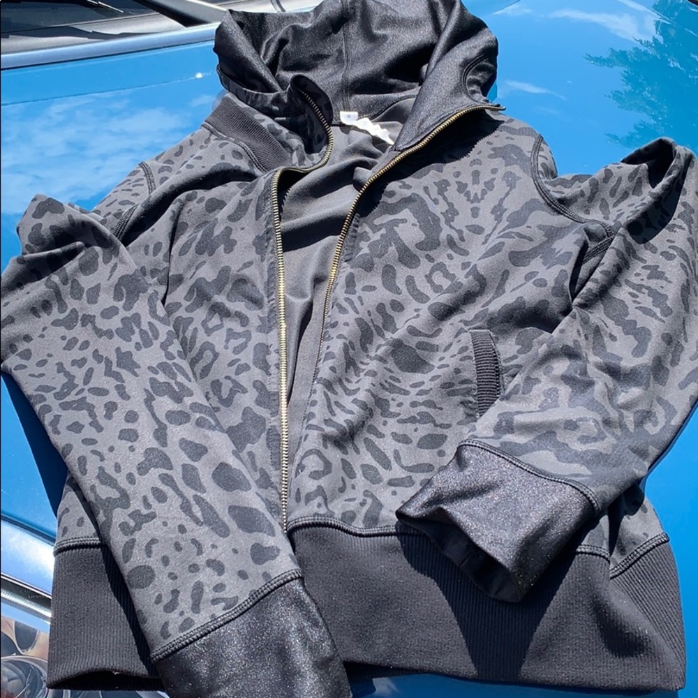 Lululemon camo hoodie.